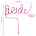 Hen Party Straws Bachelorette Party Favors Bride Straw for Bachelorette Party Decorations Hen Party Supplies - Big Tim's Magic Emporium