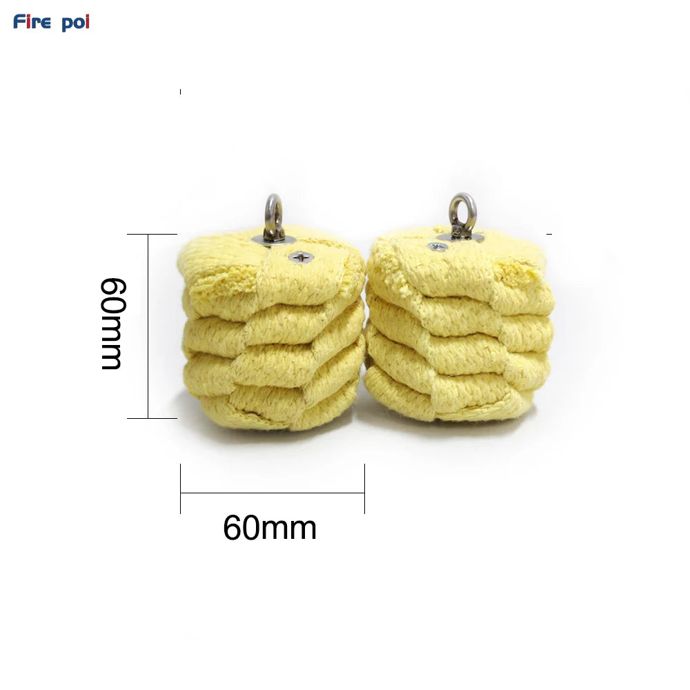 Fire Performer Poi Circus Arts Fire Spinning Fire Juggling Pair of Pro Medium Twista Fire Poi