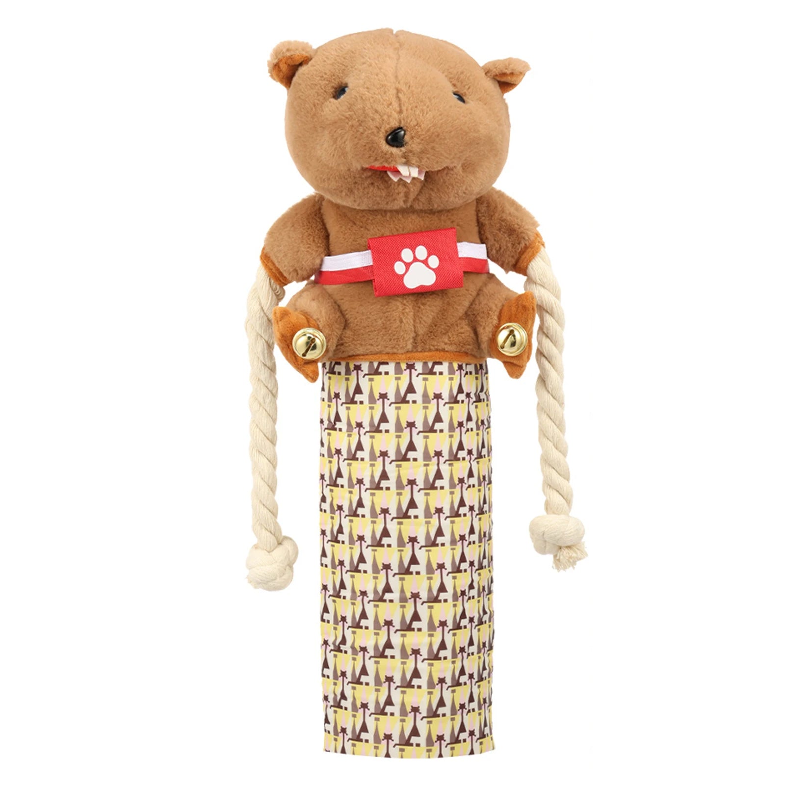 Karate Kitty Puppet Cat Wrestling Plush Play Glove Pet Interactive Dolls Fun Soft Cat Wrestling Boxing Glove Hand Puppets - Big Tim's Magic Emporium