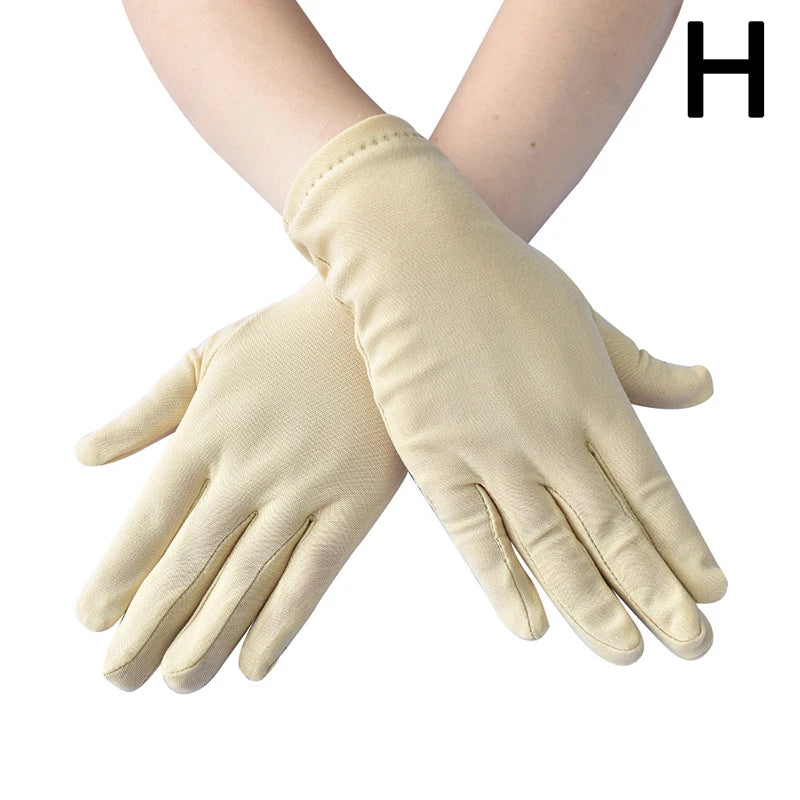 Festival Full Finger Performer Gloves Elastic Breathable Colorful Mitten Dance Cosplay Party Wedding Etiquette Glove Accessories - Big Tim's Magic Emporium
