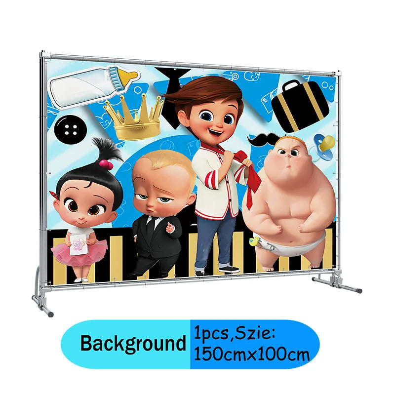 Boss Baby Theme Disposable Party Cake Topper Birthday Party Cake Topper Cake Park Party Decoration Baby Shower Party Supplies - Big Tim's Magic Emporium