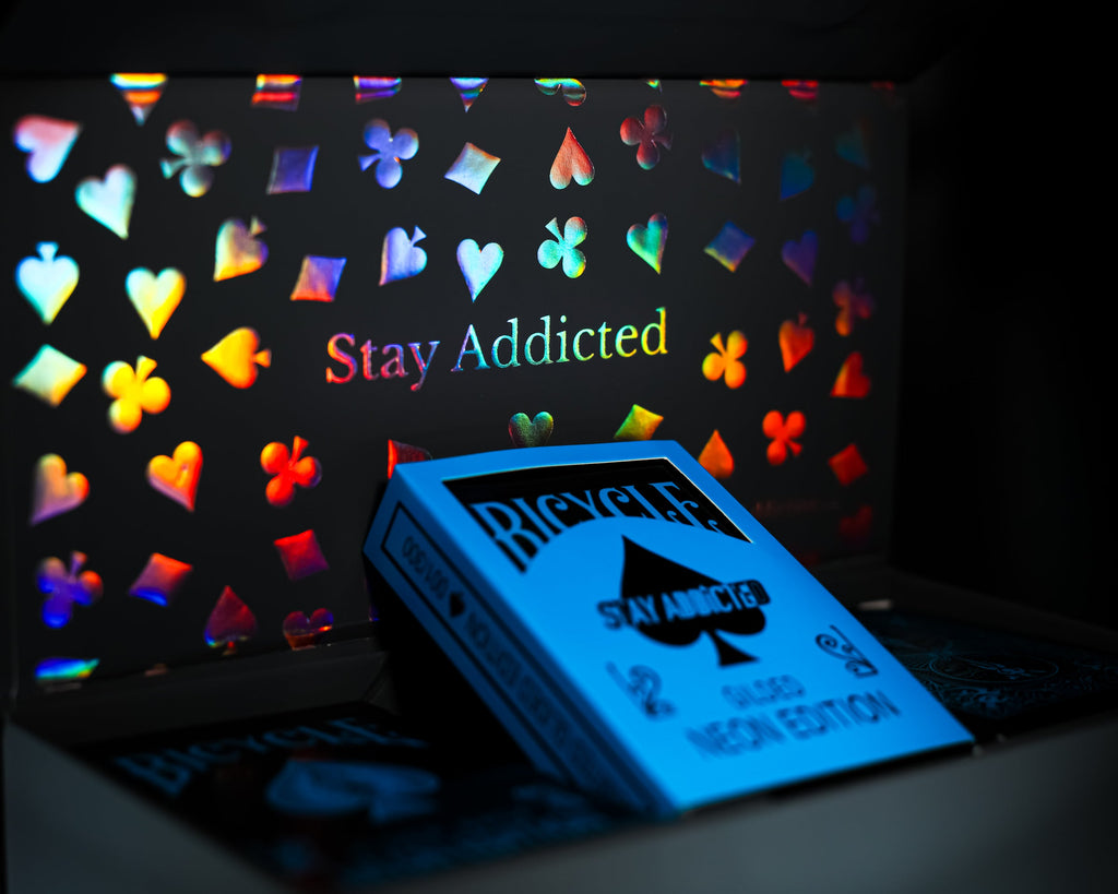 Holo Rose Gold Foil Brick Box for Playing Cards [LIMITED to 199] V2 by Card-Addiction.com