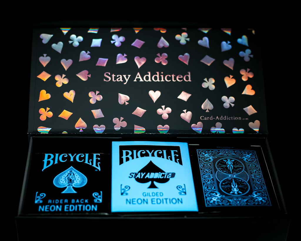 Holo Rose Gold Foil Brick Box for Playing Cards [LIMITED to 199] V2 by Card-Addiction.com