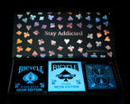 Holo Rose Gold Foil Brick Box for Playing Cards [LIMITED to 199] V2 by Card-Addiction.com