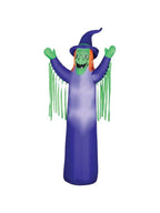 Airblown Inflatable Witch With Light Up Eyes by Masquerade