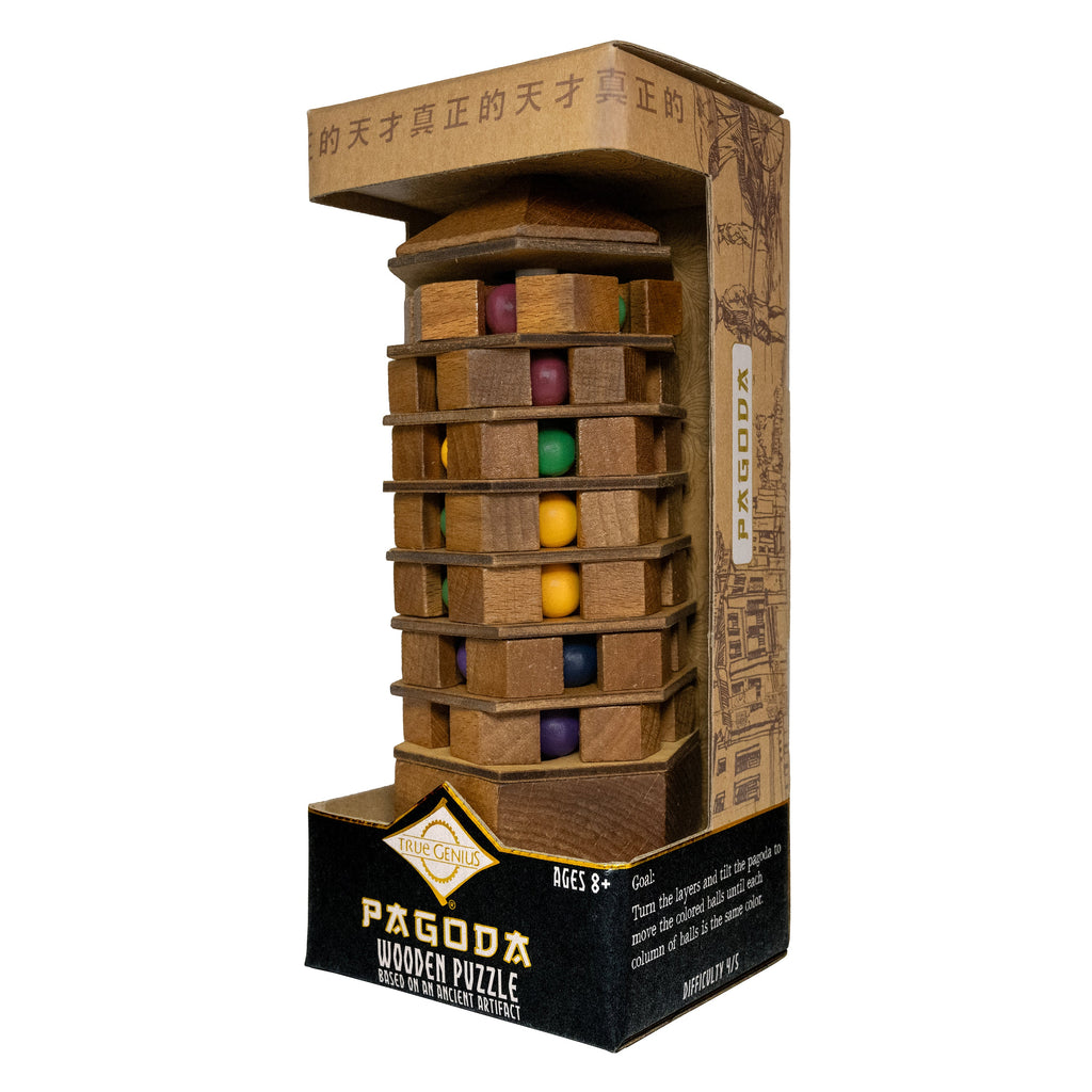 Chinese Pagoda - Turn and Tilt Tower Puzzle by Project Genius