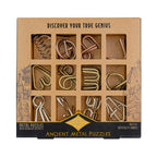 Ancient Metal Puzzle Set - 12 Pack by Project Genius