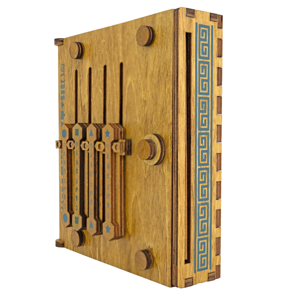 Caesar's Codex - Lever Sliding Wooden Puzzle by Project Genius