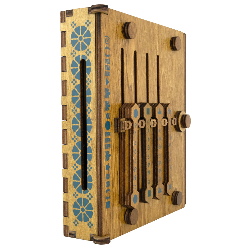 Caesar's Codex - Lever Sliding Wooden Puzzle by Project Genius
