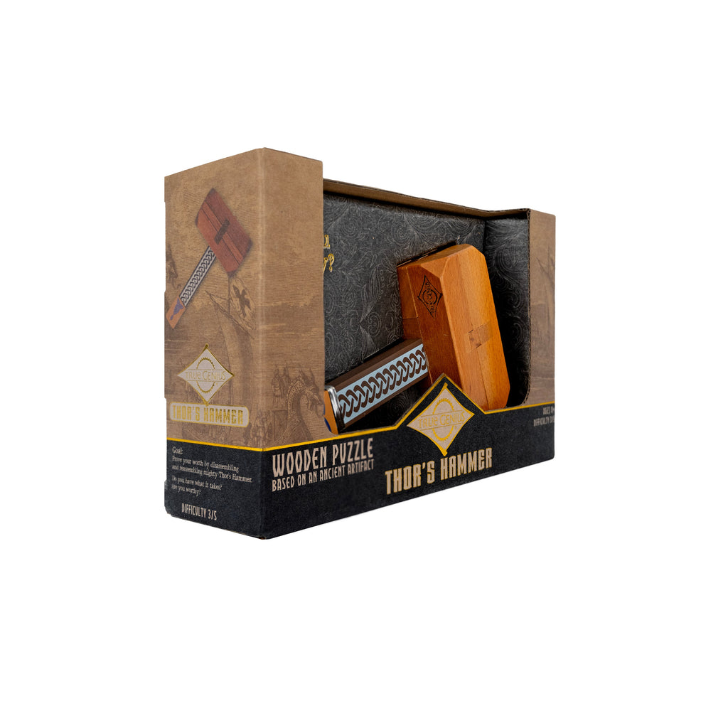Thor's Hammer - Wooden Dexterity Puzzle by Project Genius