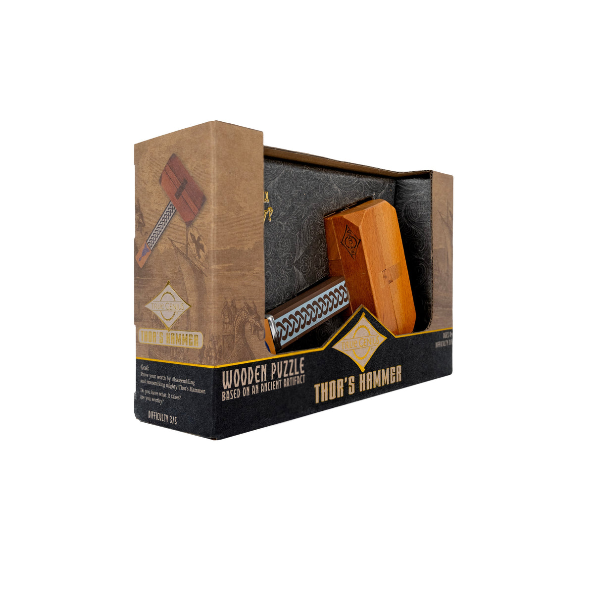 Thor's Hammer - Wooden Dexterity Puzzle by Project Genius