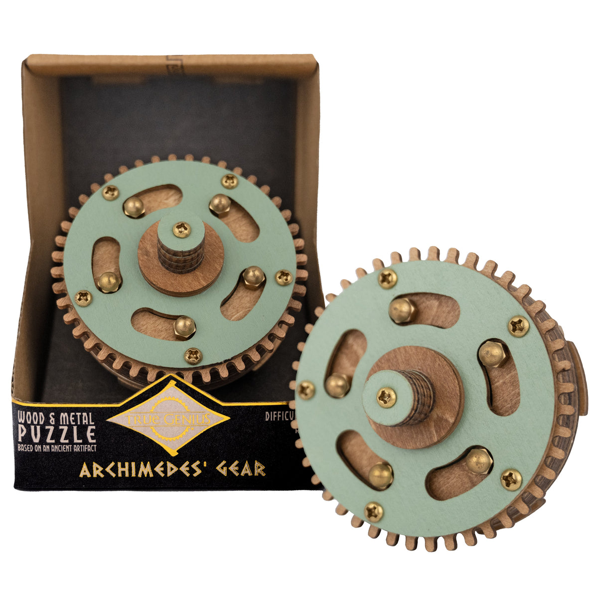 Archimedes' Gear - Interlocking Magnetic Pin Puzzle by Project Genius
