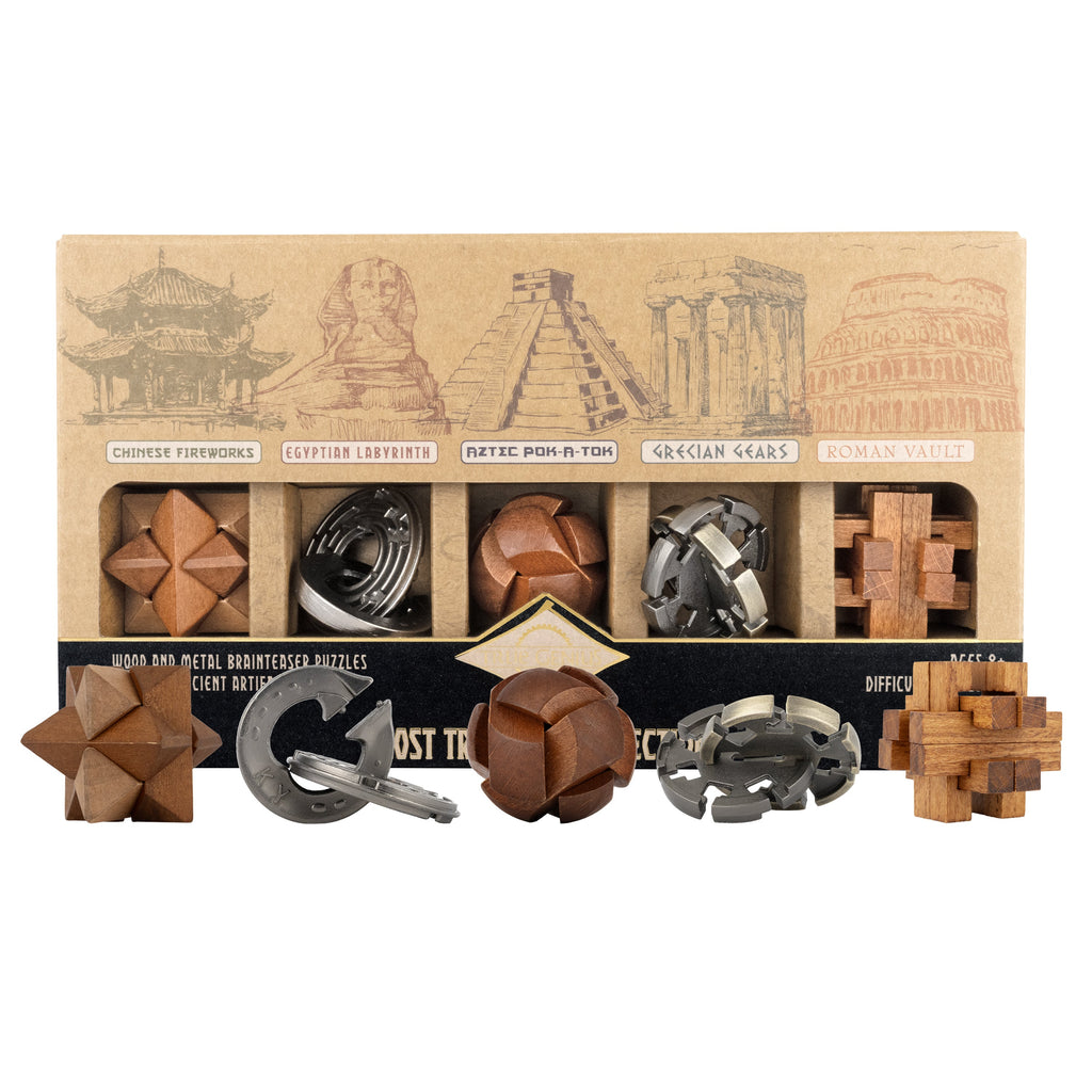 Lost Treasure Collection - 5-Pack of Brainteasers by Project Genius