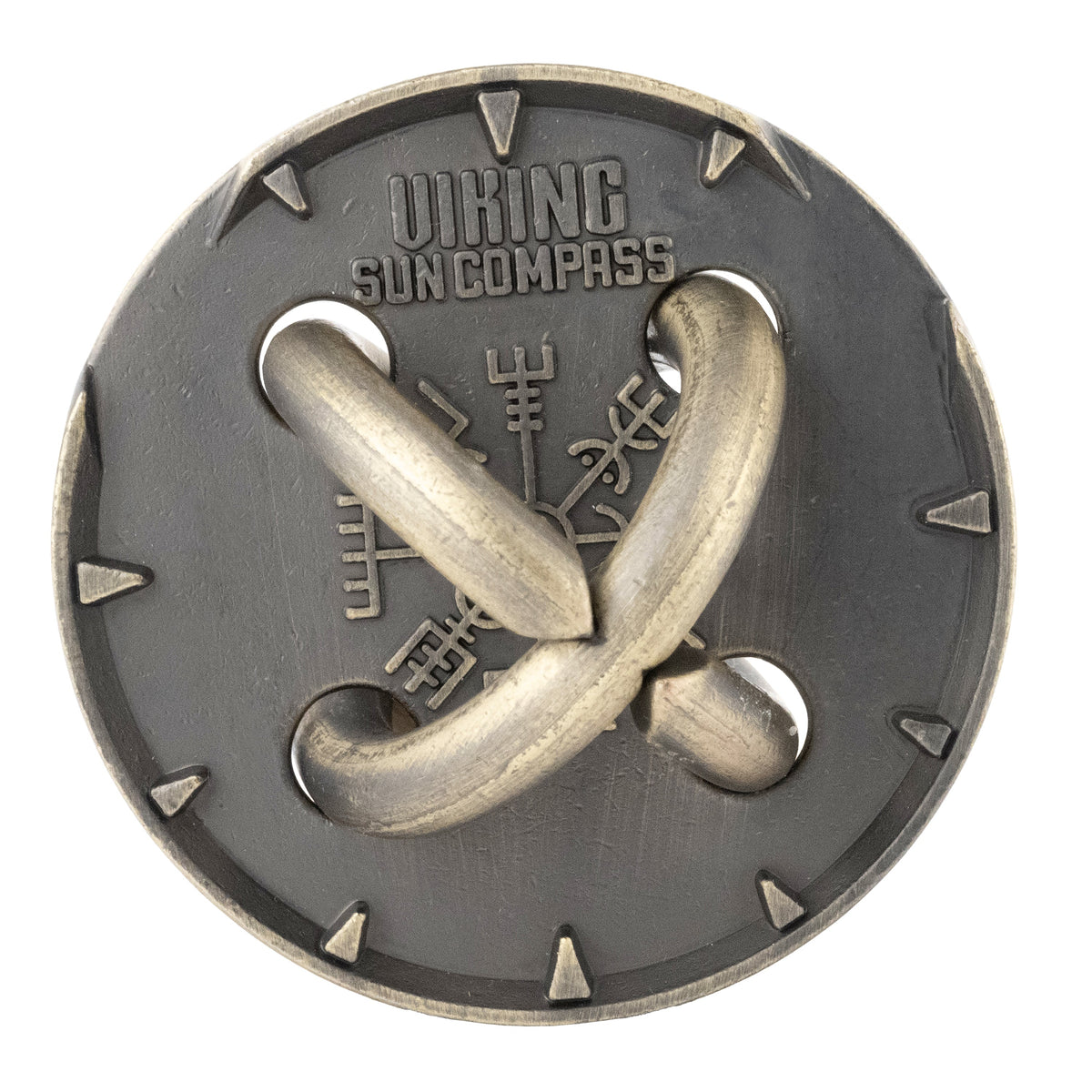 Viking Sun Compass - Metal Puzzle by Project Genius