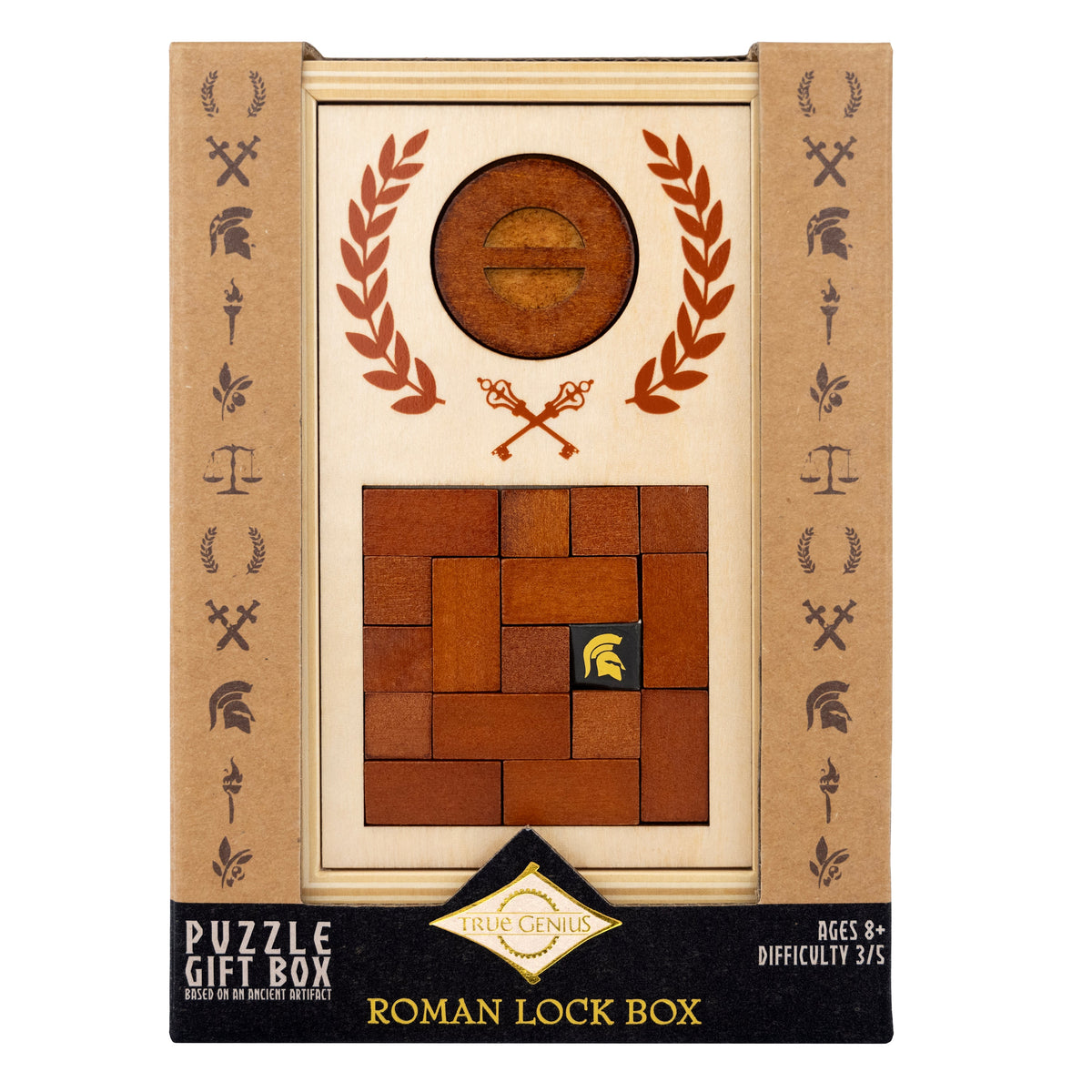 Roman Lock Box - Secret Gift Box Puzzle by Project Genius