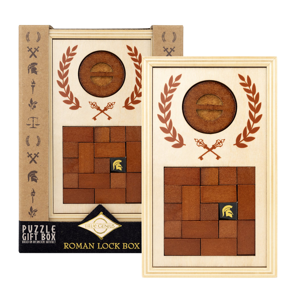 Roman Lock Box - Secret Gift Box Puzzle by Project Genius