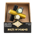 Bolts of Pompeii – Interlocking Metal Burr Puzzle by Project Genius