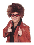 Adult Brown Rock Star Wig by Masquerade