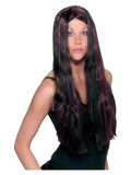 Burgundy & Black Witch Wig by Masquerade