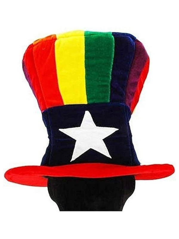 Rainbow Uncle Sam Hat by Masquerade