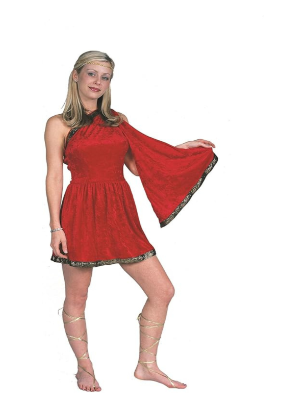 Adult Red Toga Costume by Masquerade