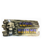 Mummy Skull Halloween Sign by Masquerade