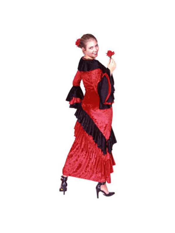 Women's Flamenco Dancer Deluxe Halloween Costume by Masquerade