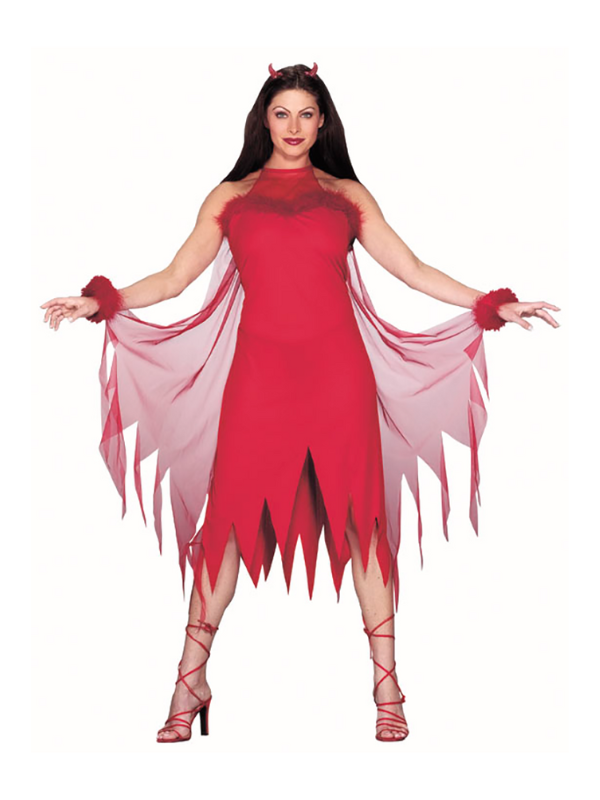 Adult Marabou Devil Costume by Masquerade