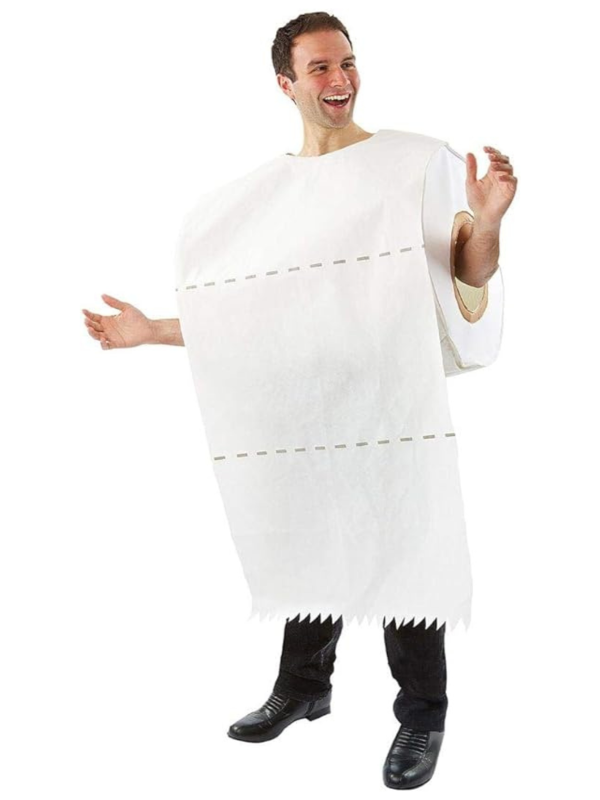 Adult Toilet Paper Costume by Masquerade