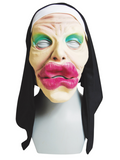 Funny Nun Halloween Costume Mask by Masquerade