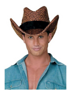 Adult Leopard Cowboy Hat by Masquerade