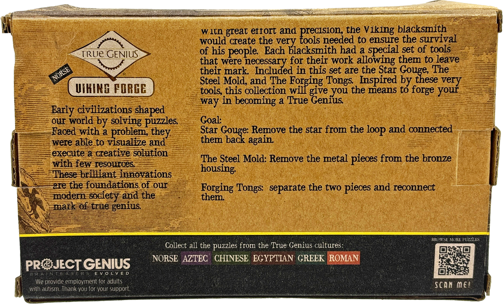 Viking Forge - Metal Puzzle 3-Pack by Project Genius