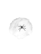 Small Spider Web Fiber with Plastic Spider Prop by Masquerade