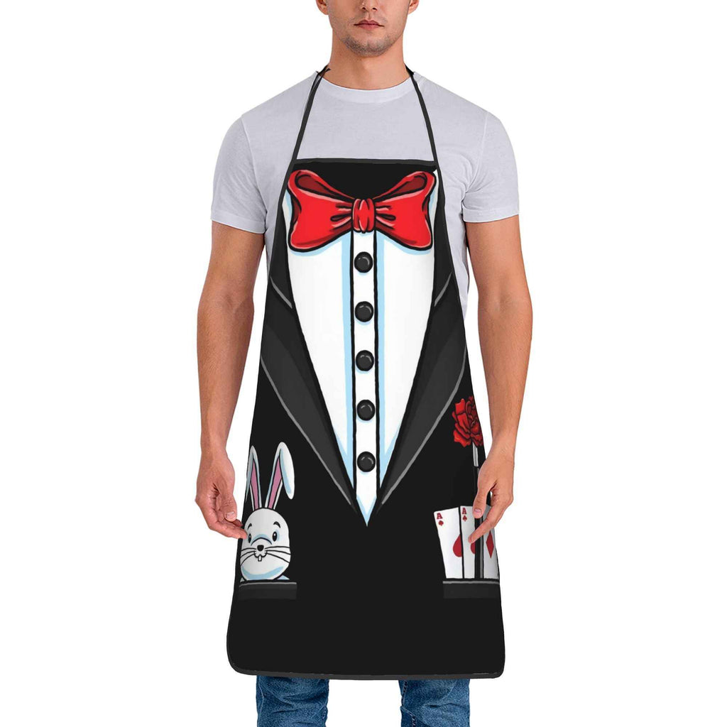 1pc Funny Magician Costume Apron for & - Unisex Chef Apron with -Themed, Suitable for Cooking, Baking, Themed Parties,, Role-Play - Tablier Cuisine for Men and Women