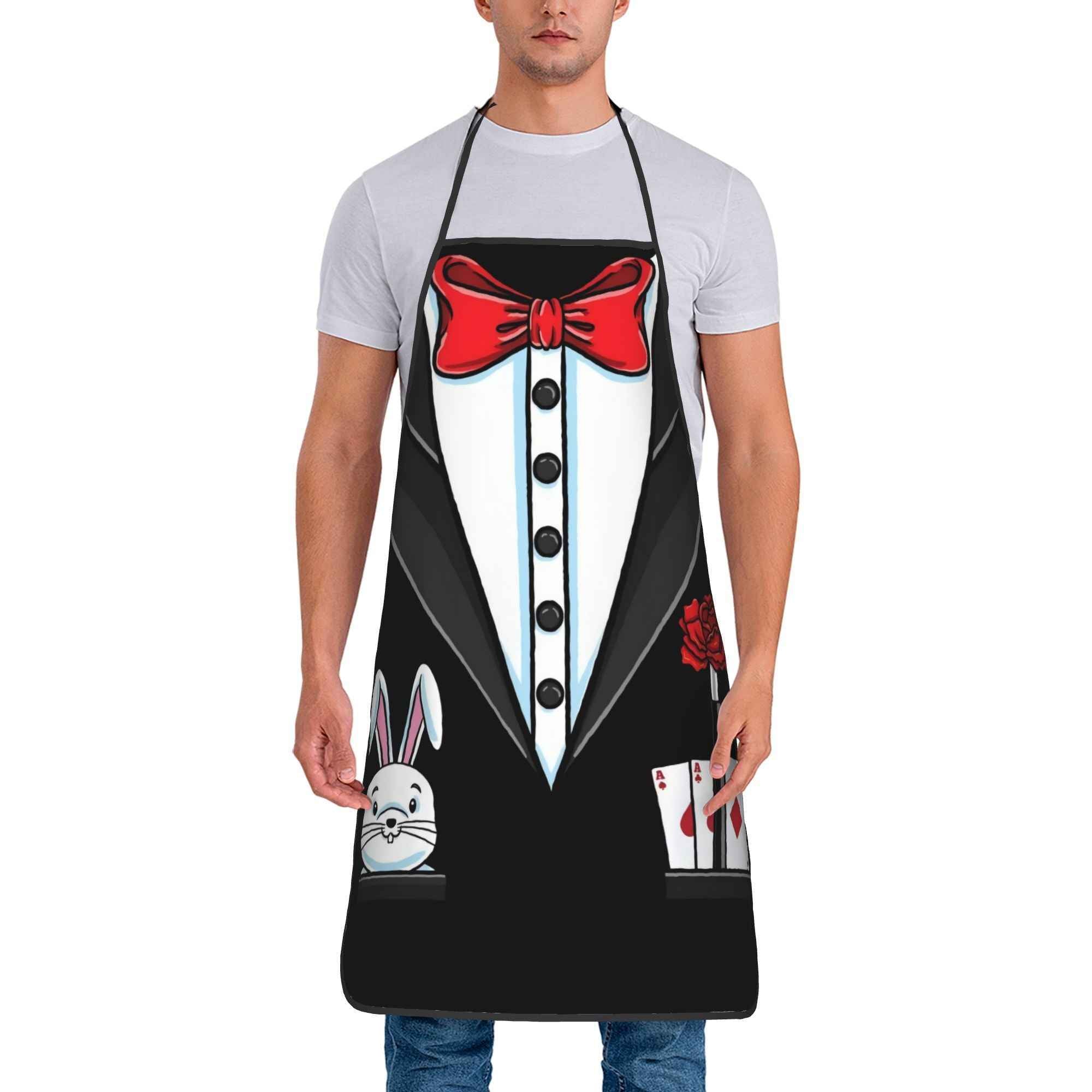 1pc Funny Magician Costume Apron for & - Unisex Chef Apron with -Themed, Suitable for Cooking, Baking, Themed Parties,, Role-Play - Tablier Cuisine for Men and Women