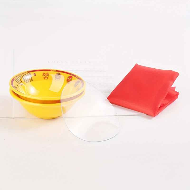 4pcs Magic Water Production Bowls - Instant Water Creation Double Bowl System with Transformation Trick, Novelty Magic Props Suitable for Stage Performances, Parties, Close-Up Illusions - / Bowls for Water Retrieval Tricks