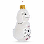 Whimsical Bunny Messenger with Envelope Glass Ornaments by BestPysanky