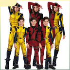 onepiece Halloween movie cos suit Deadpool 3 Wolverine costume playing suit printed jumpsuit by SHOMICOBOUTIQUE