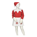 Girl's Christmas Elf with Snowflake Skirt by Masquerade