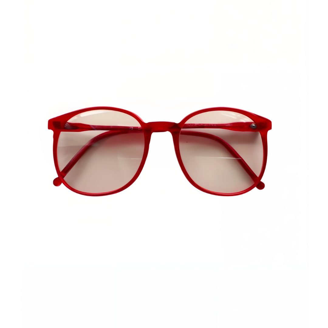 Twin Peaks Log Lady Red Costume Glasses, Halloween by Masquerade