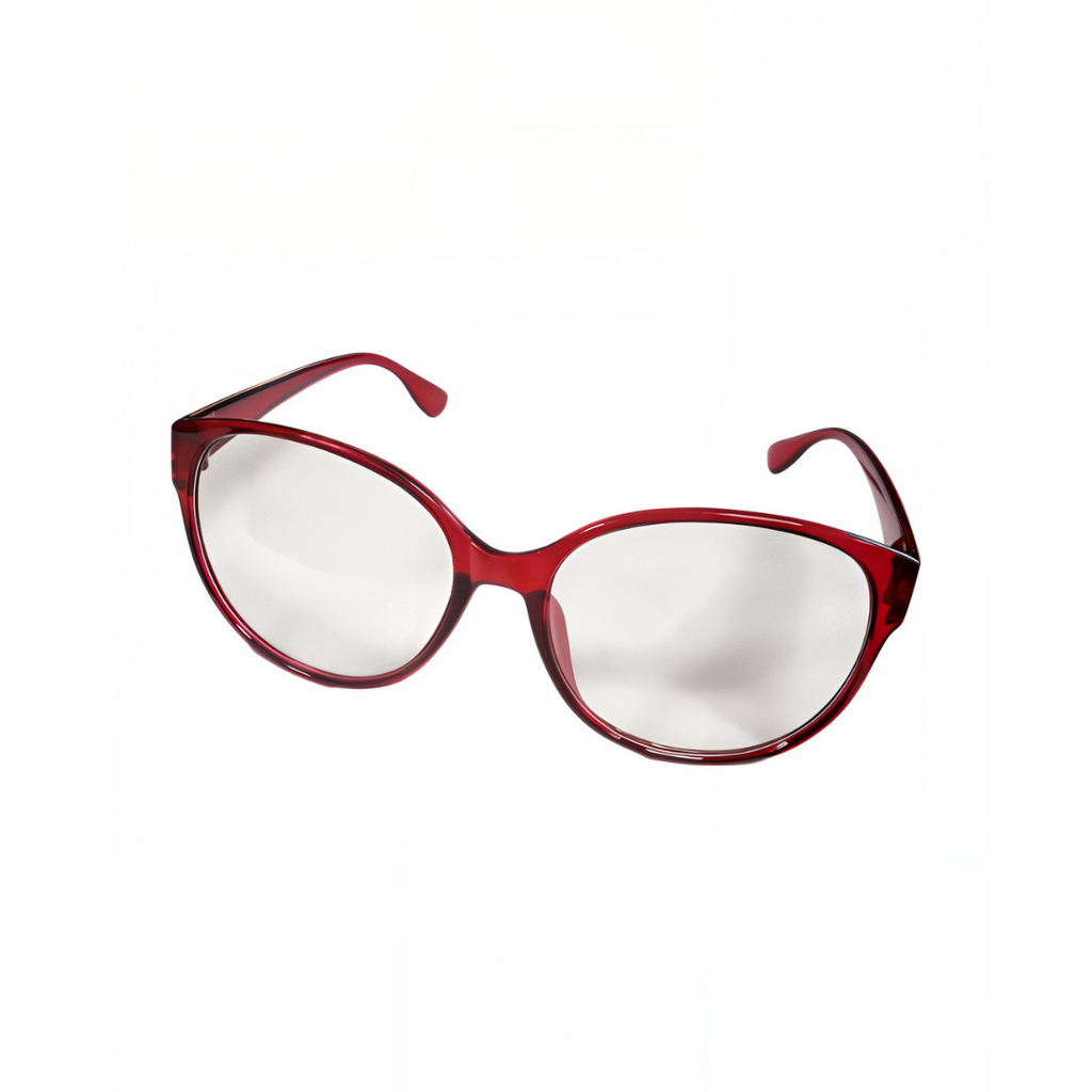Twin Peaks Log Lady Red Costume Glasses, Halloween by Masquerade