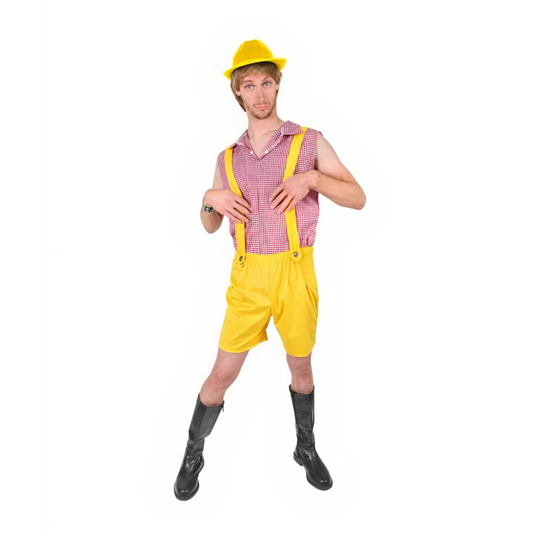 Funny, Yellow Bruno Adult Costume, Halloween by Masquerade