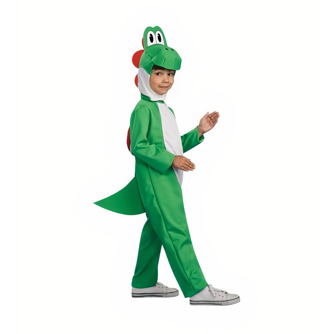 Green Retro Dino Child Costume, Halloween by Masquerade