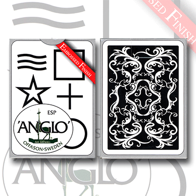 Anglo ESP Deck (black) - by El Duco - Trick by Murphy's Magic Supplies, Inc.