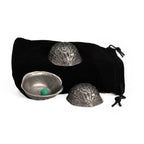 Metal Antique Silver 3 Shell Game by Magic Makers