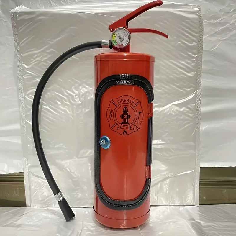 Fire Extinguisher-Shaped Wine Rack - 15.7”/15.75” Metal Bottle Holder (Compatible with EAX dusters) for Indoor/Outdoor Use, Space-Saving Mini Bar Cabinet, Camping & Home Decoration - Novelty Wine Storage for fire extinguisher Bottle