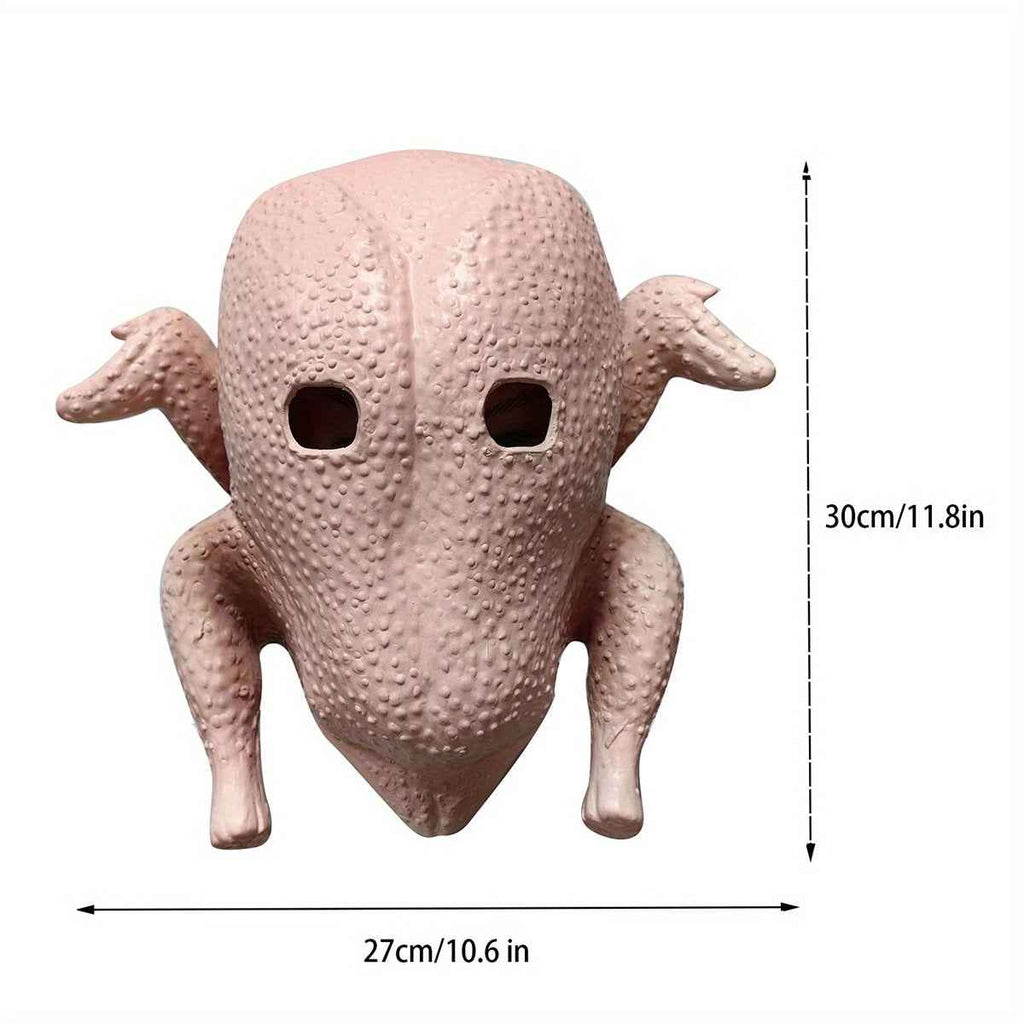 Realistic Chicken Mask - Full Head Latex Costume with Expressive Eyes And Beak, Lightweight And Durable for Halloween, Cosplay, Themed Parties - Suitable for Adults And Teens, a Funny Animal Mask (Easy to Wear), Exquisite Texture Design