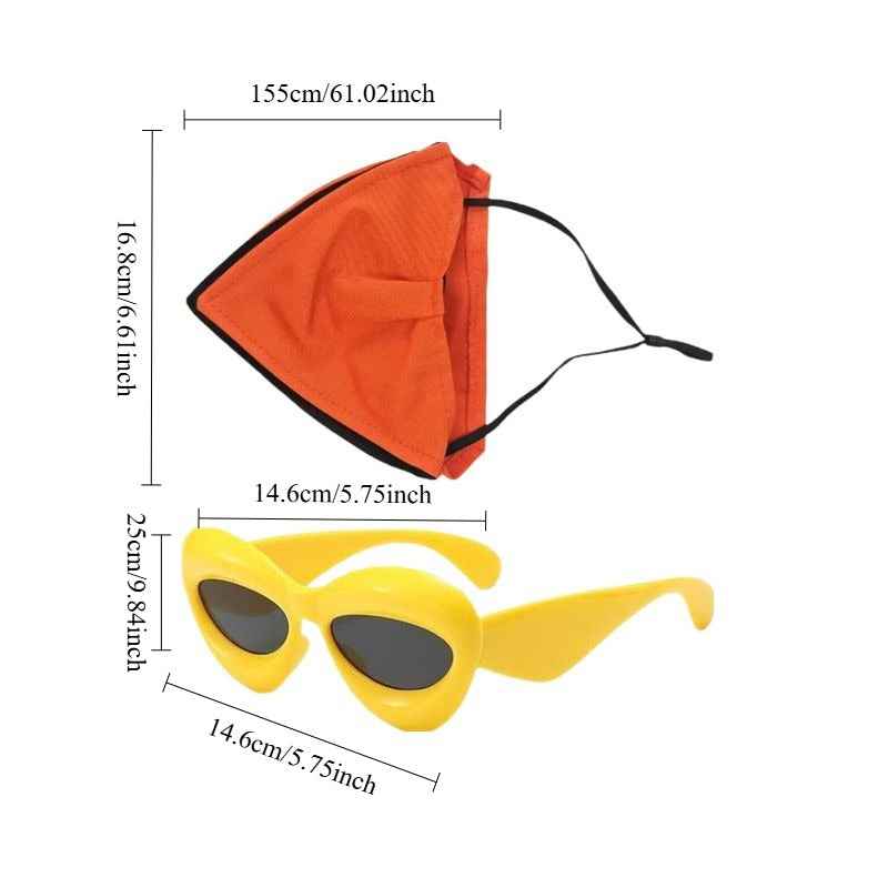 [Holiday Party Mask] 2pcs Creative Bird Beak Mask, Funny Animal Mouth Shaped Mask, Women's Holiday Party Mask Dressing Props, Funny Animal Mouth Shaped Mask