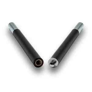 Magicians Wand Black Chrome Tips for Spellbinding Performances - Big Tim's Magic Emporium