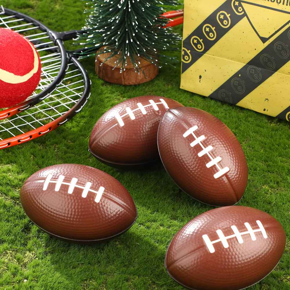 Gift for Her/Him 16pcs of 9Cm/3.54In Sponge Squeeze Footballs for Party Decorations And Various Party Gift Bags, Also Suitable As Stress Relief Toys for The Office